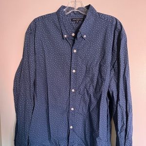 J. Crew Navy XLarge Mercantile Flex Button Down Shirt